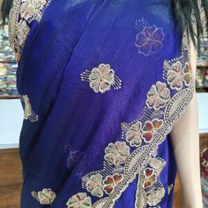 heavy-stone-work-designer-saree-with-floral-resham-zari-border-work