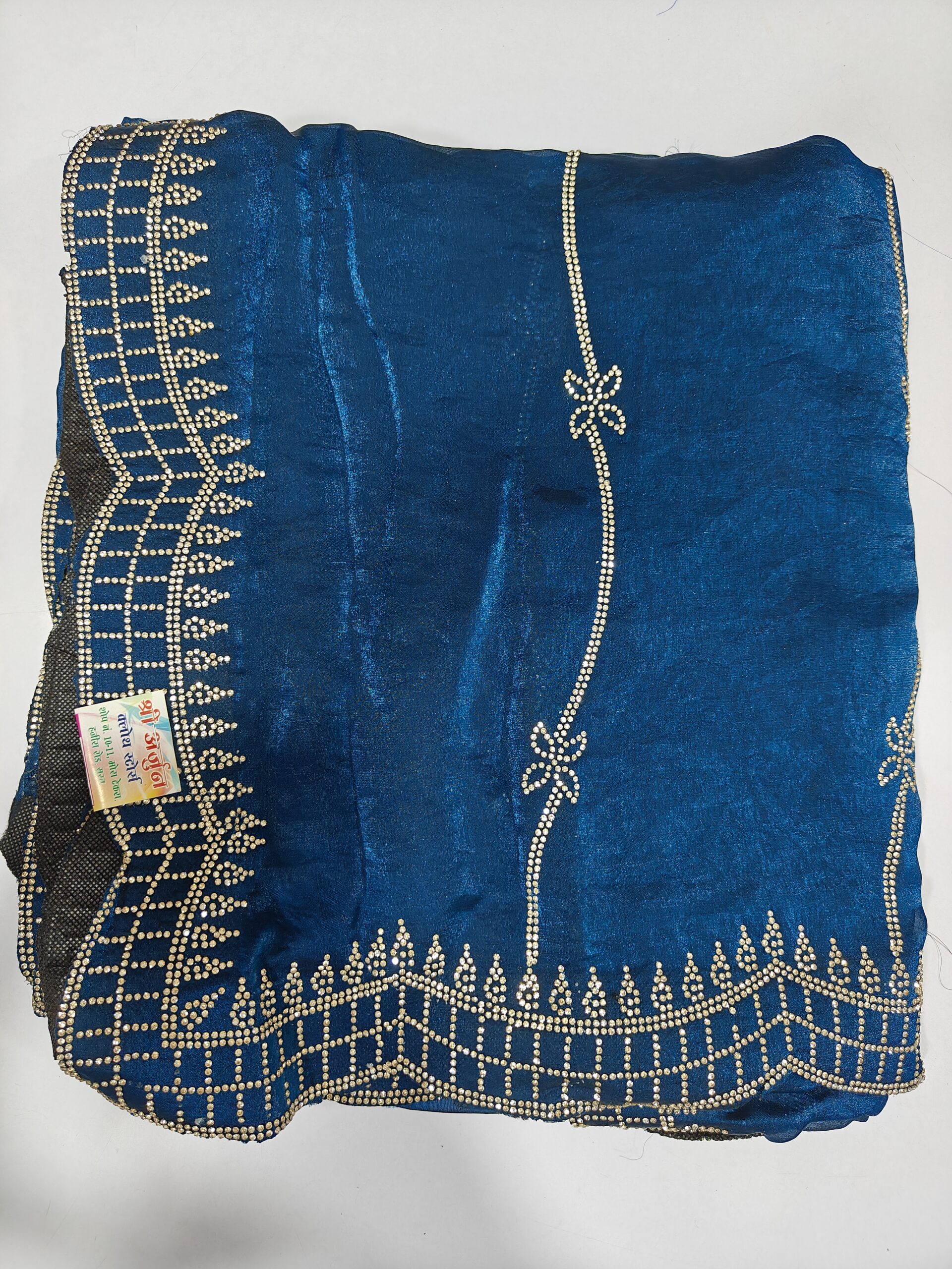 2026 में खूब चल रही है ये Maroon Color साड़ी ✨ Chocolate Fabric और Silver Stone Work की नई डिजाइन ❤️ - Image 4